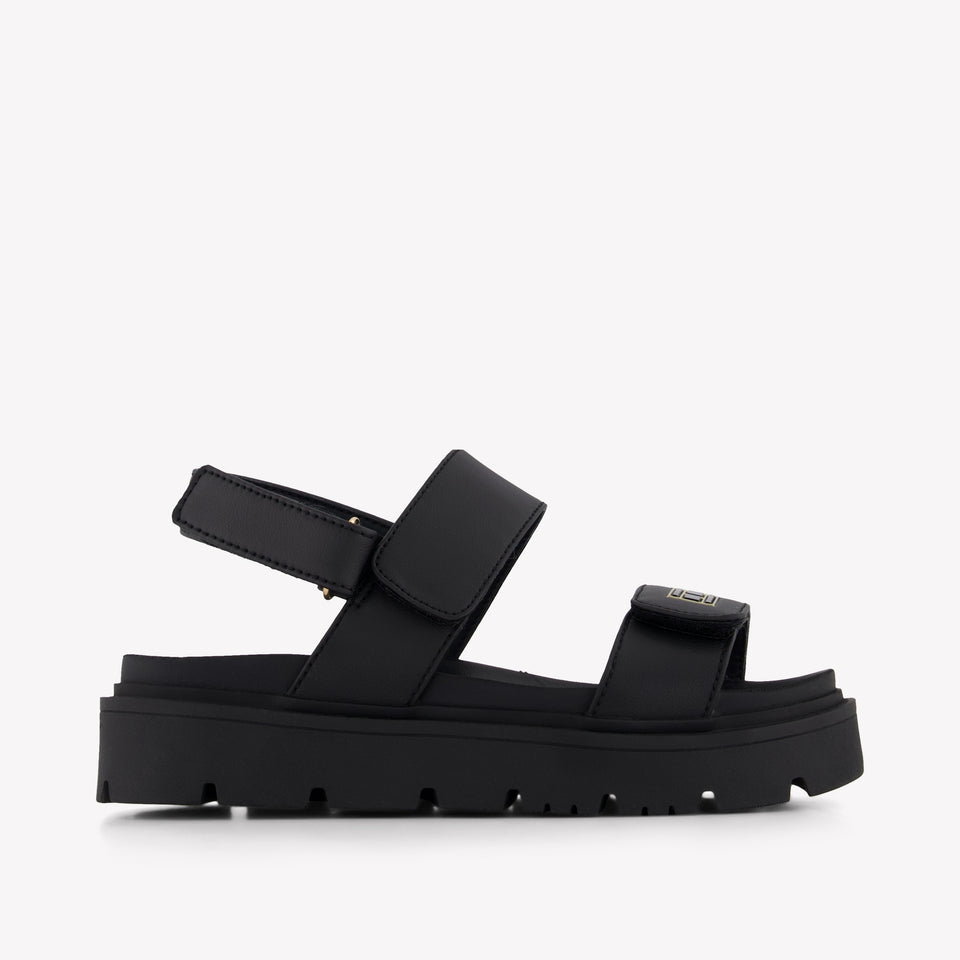 Tommy Hilfiger Girls Sandals In Black