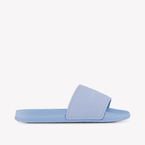 Tommy Hilfiger Unisex Flipflops In Light Blue