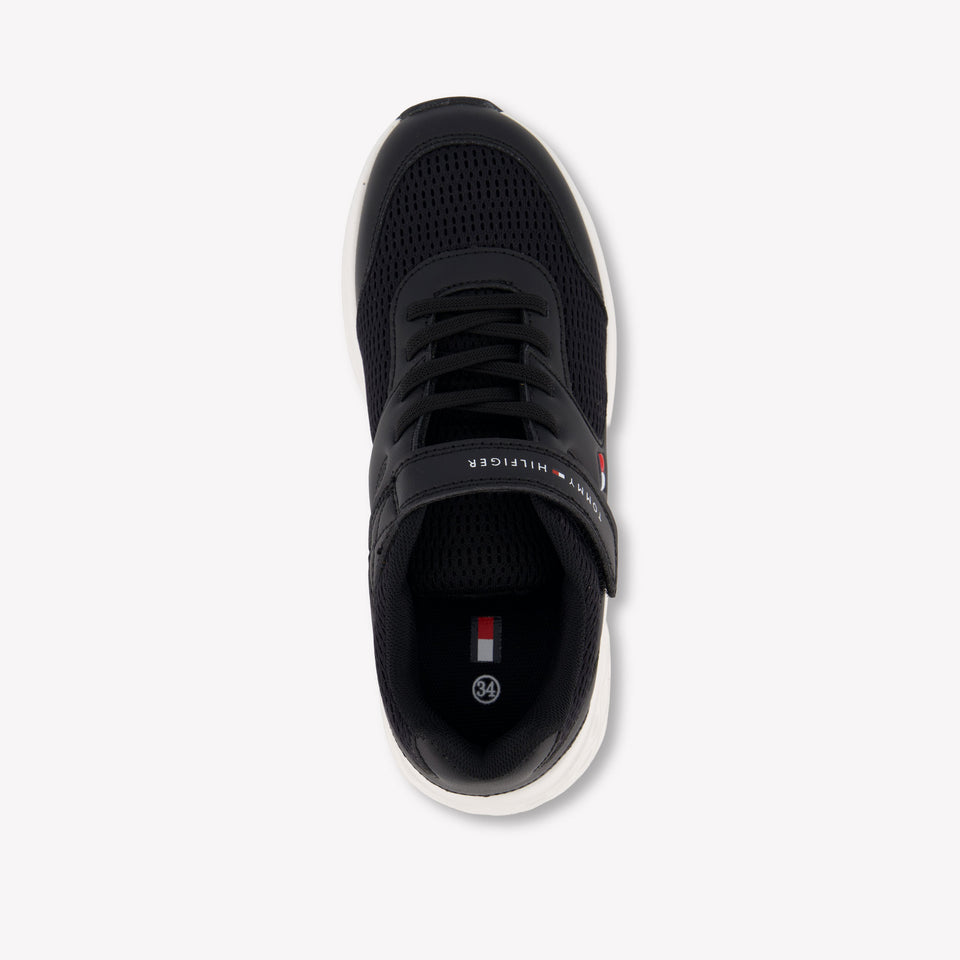 Tommy Hilfiger Jongens Sneakers In Zwart