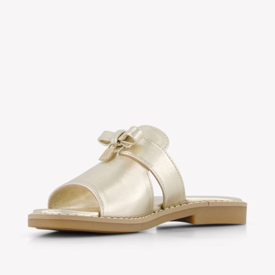 Tommy Hilfiger Meisjes Slippers In Goud