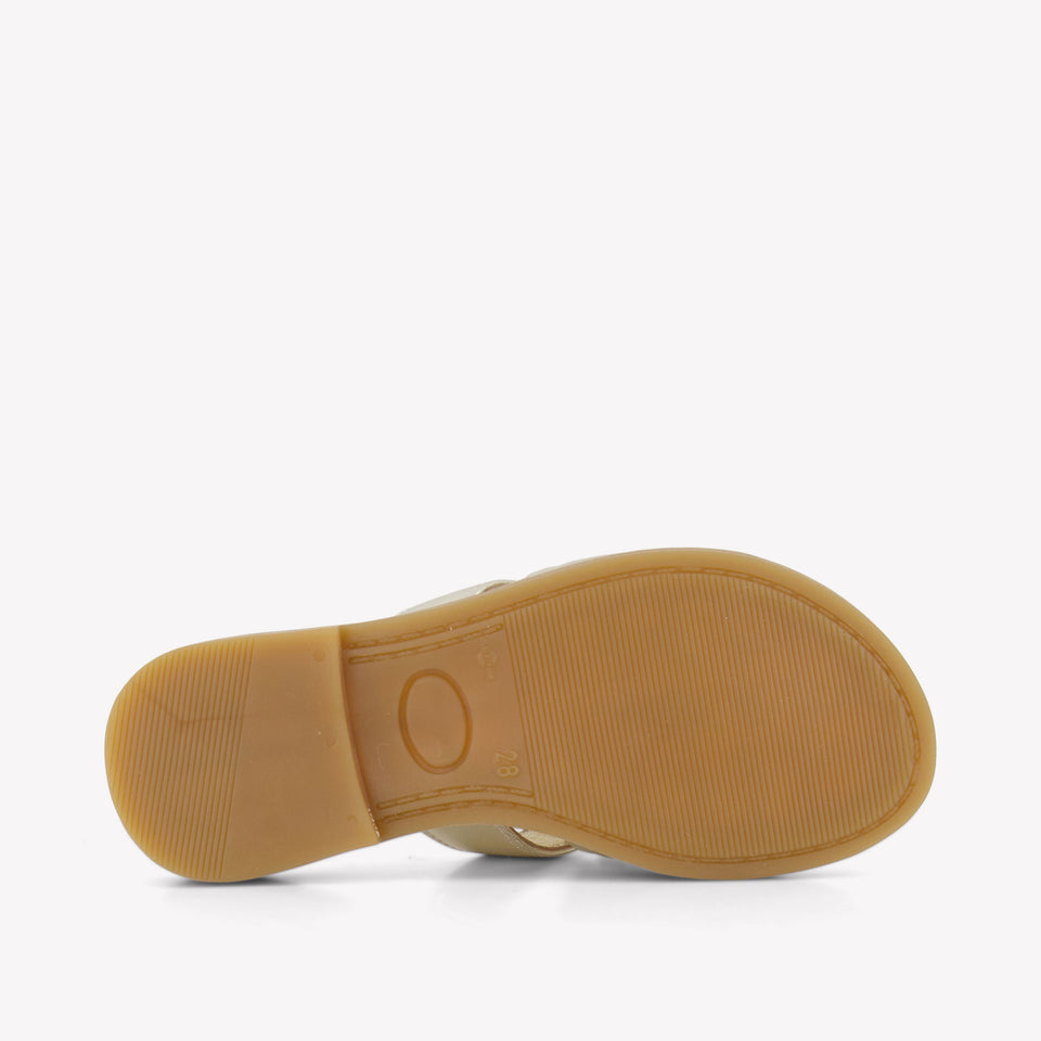 Tommy Hilfiger Meisjes Slippers In Goud