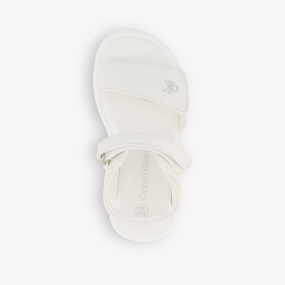 Calvin Klein Meisjes Sandalen In Wit