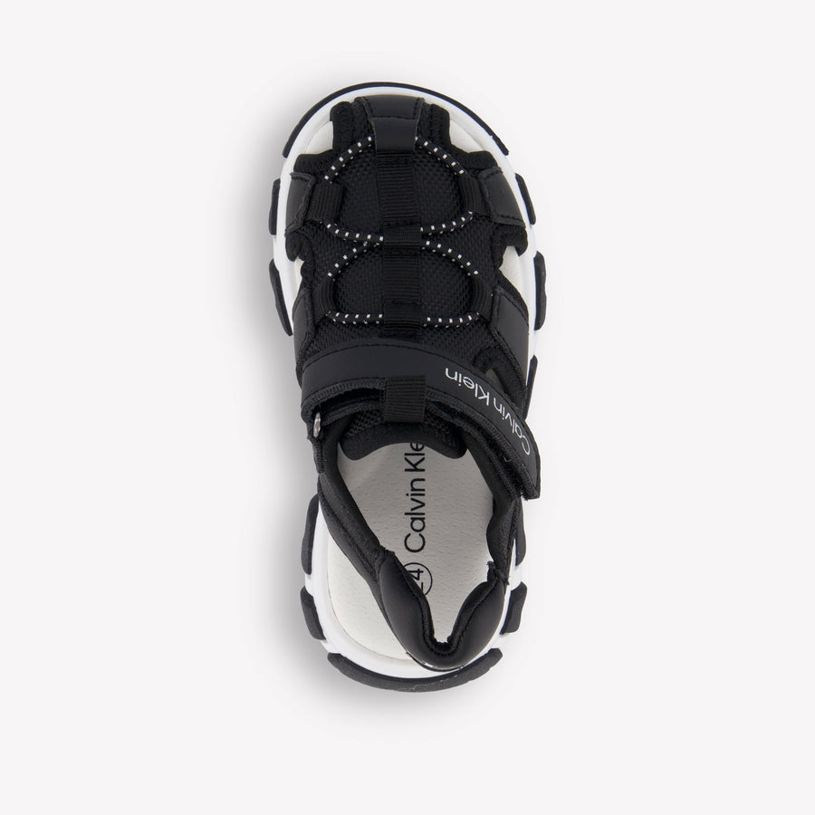 Calvin Klein Boys Sandals In Black
