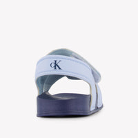 Calvin Klein Boys Sandals In Light Blue