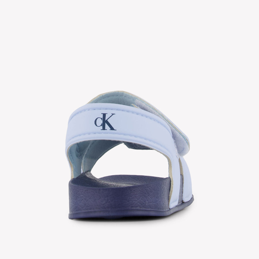 Calvin Klein Boys Sandals In Light Blue
