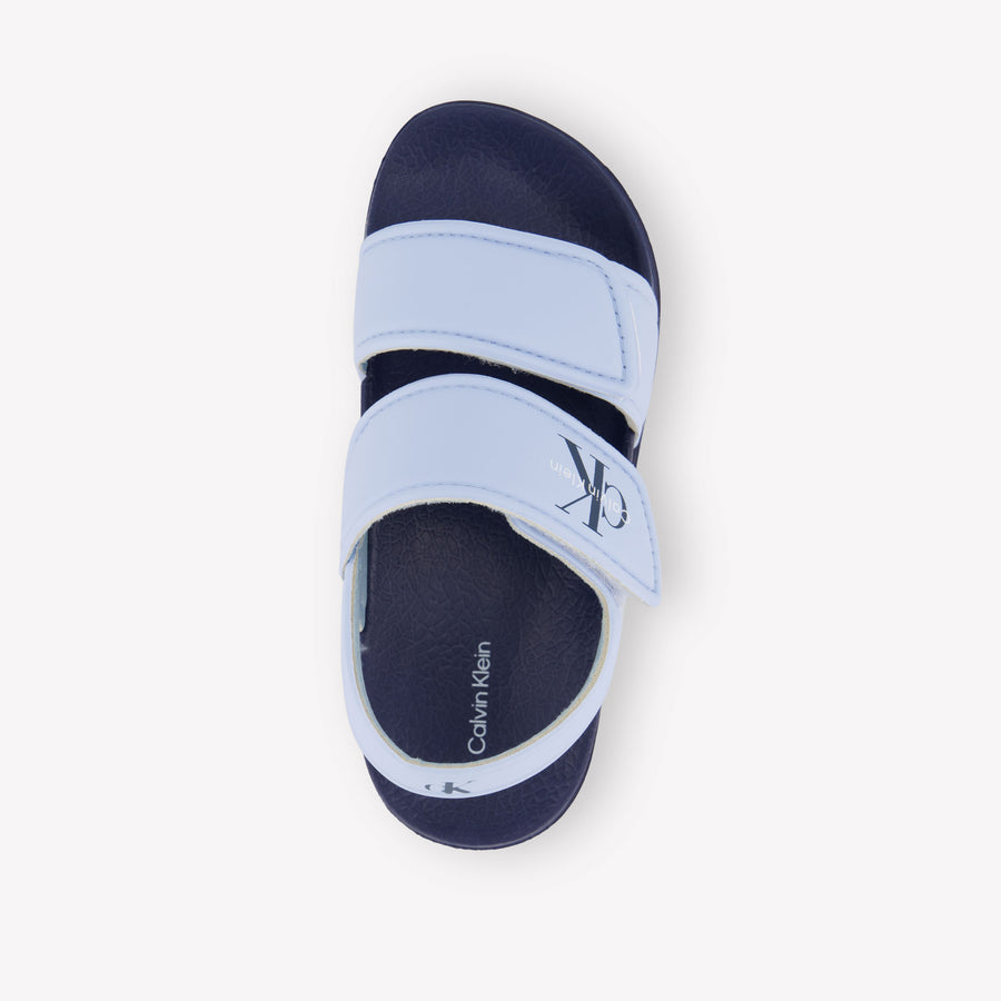 Calvin Klein Boys Sandals In Light Blue