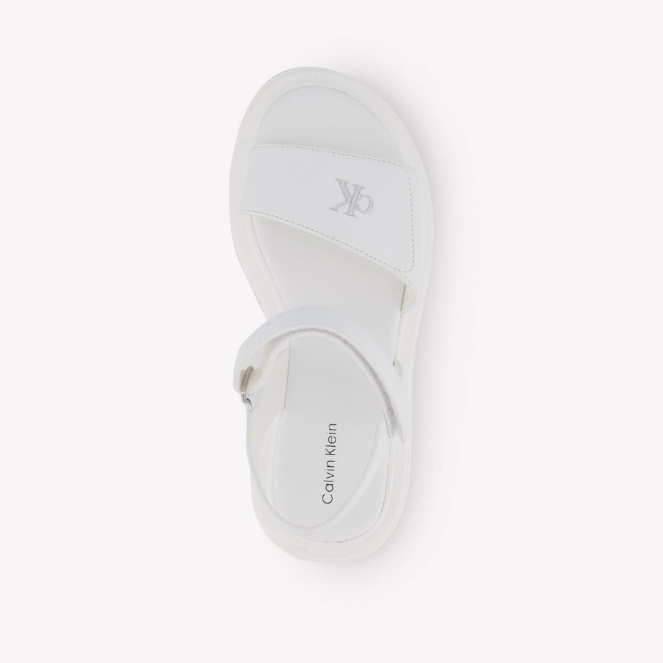 Calvin Klein Meisjes Sandalen In Wit
