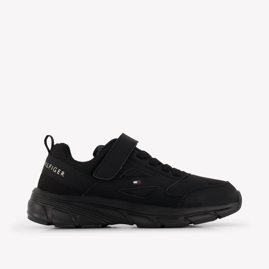Tommy Hilfiger Boys Sneakers In Black