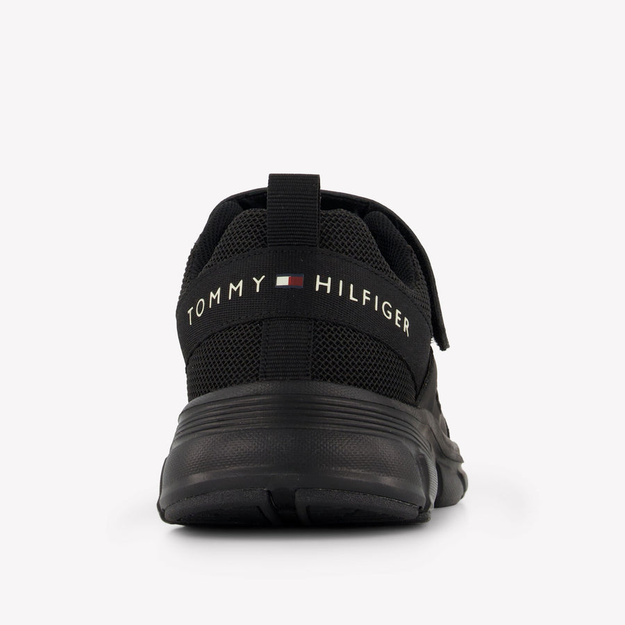 Tommy Hilfiger Boys Sneakers In Black