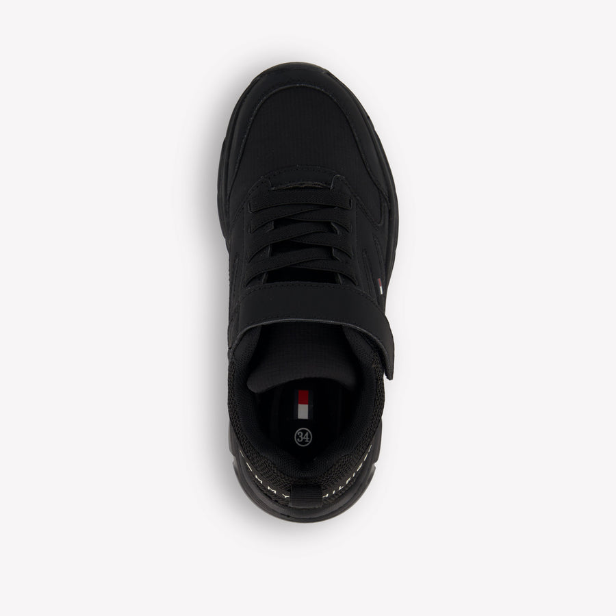 Tommy Hilfiger Boys Sneakers In Black