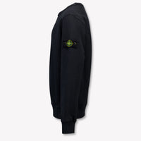 Stone Island Boys Sweater in Black