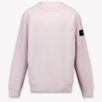 Stone Island Kids Boys Sweater In Light Pink