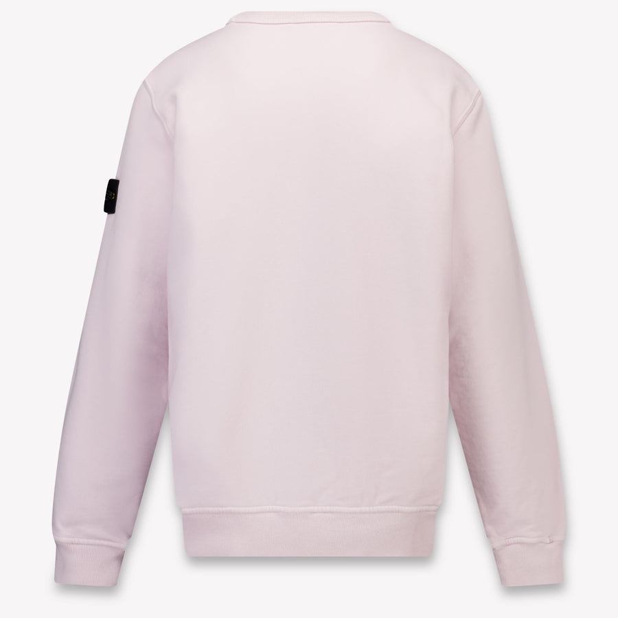 Stone Island Kids Boys Sweater In Light Pink