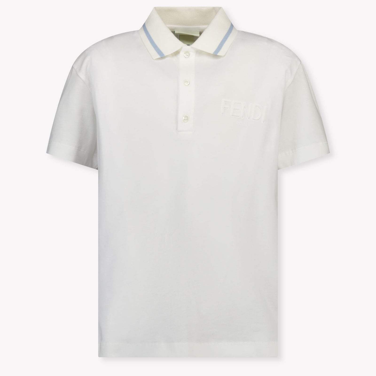 Fendi Kids Boys Polo In White
