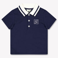 Fendi Baby Boys Polo In Navy