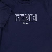 Fendi Baby Boys T-Shirt In Navy