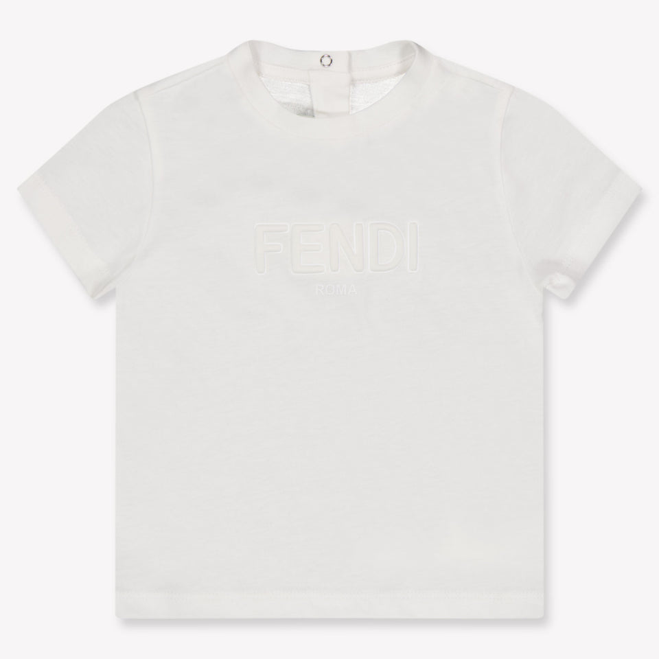 Fendi Baby Boys T-Shirt In White