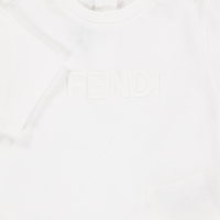 Fendi Baby Boys T-Shirt In White