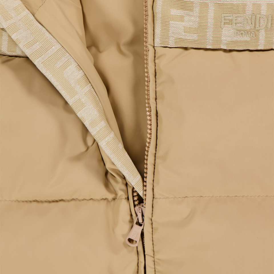 Fendi Baby Jongens Bodywarmer In Beige