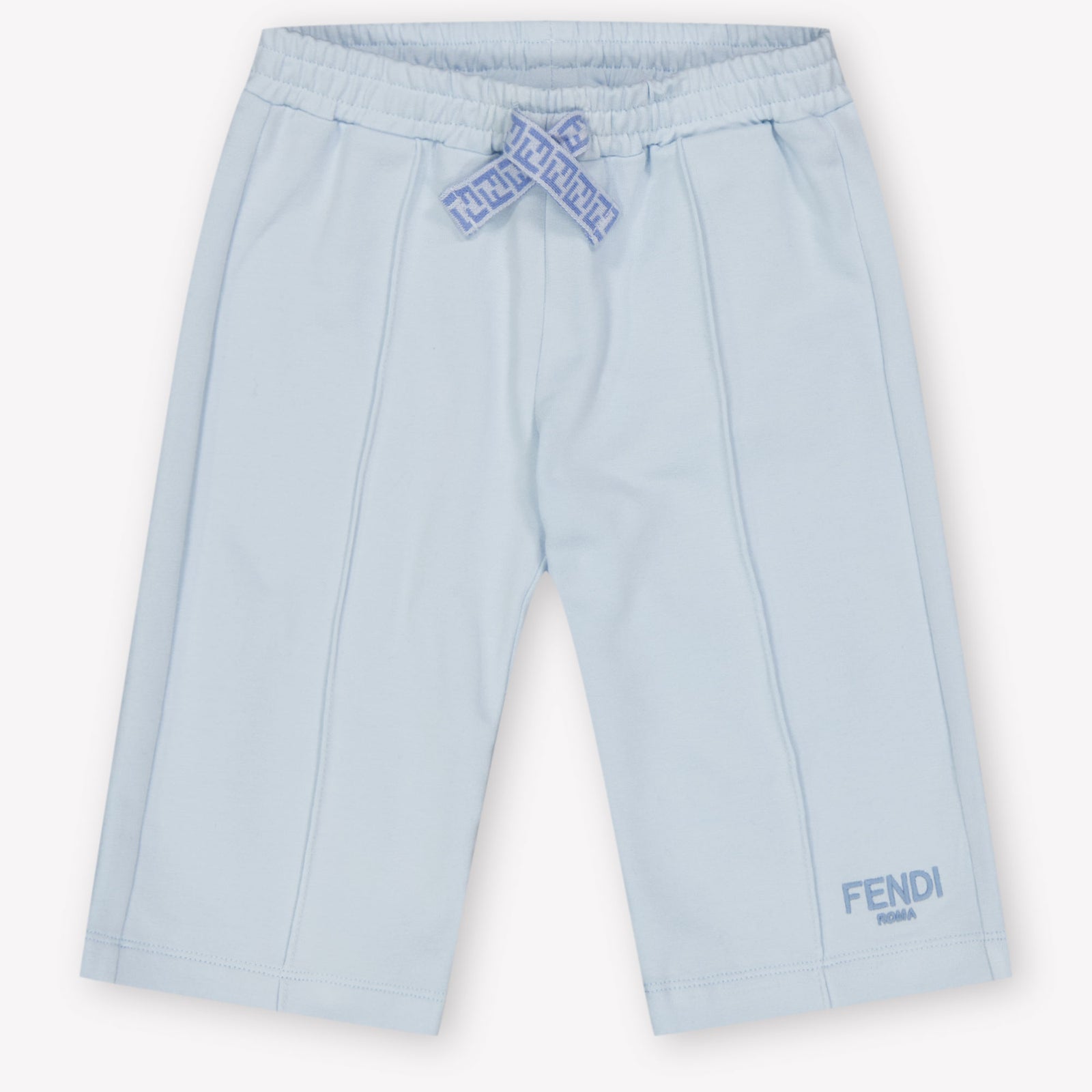 Fendi Baby Unisex Pants In Light Blue