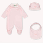 Fendi Baby Unisex Playsuit In Light Pink