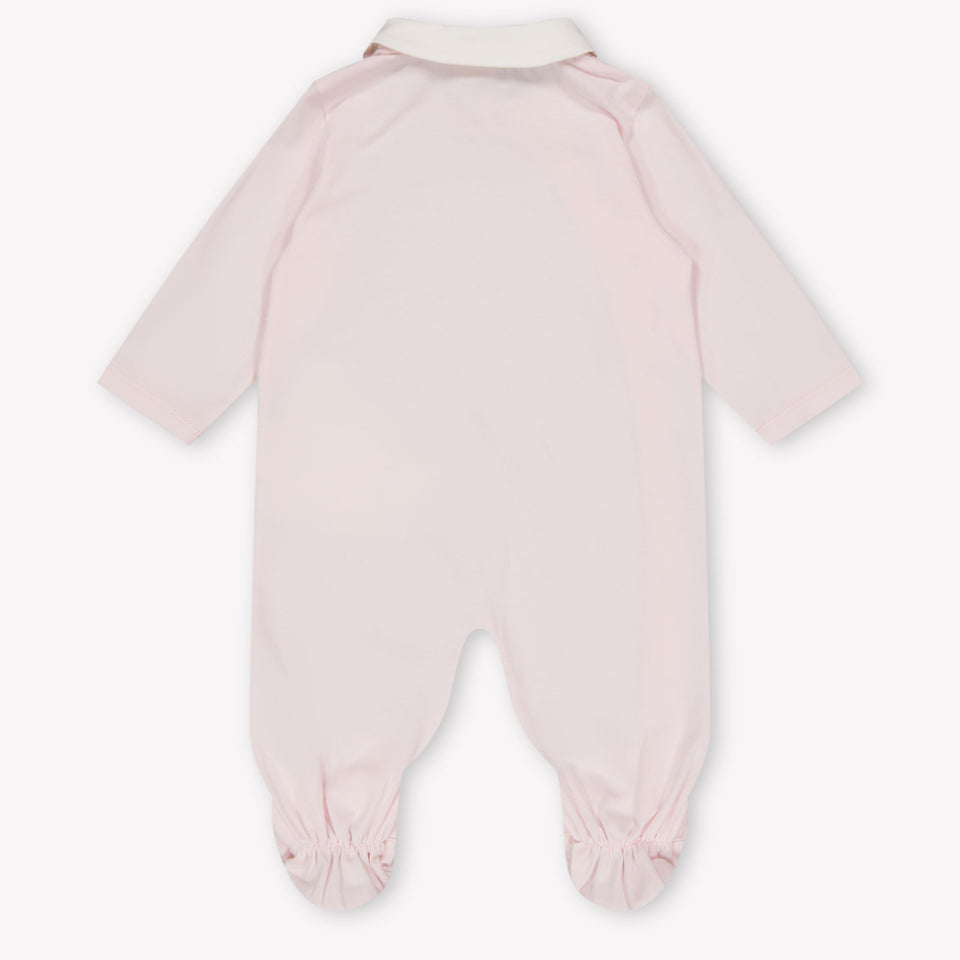 Fendi Baby Unisex Playsuit In Light Pink