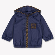 Fendi Baby Unisex Summer jacket In Navy