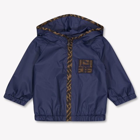 Fendi Baby Unisex Summer jacket In Navy