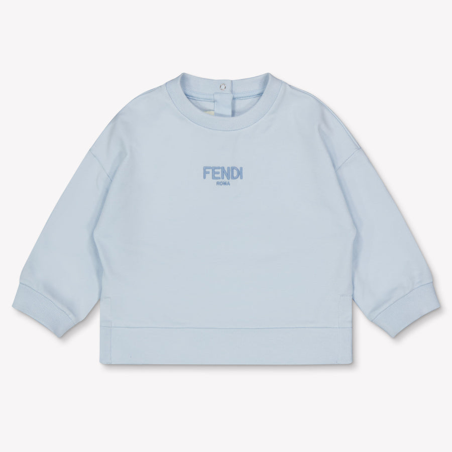 Fendi Baby Unisex Sweater in Light Blue