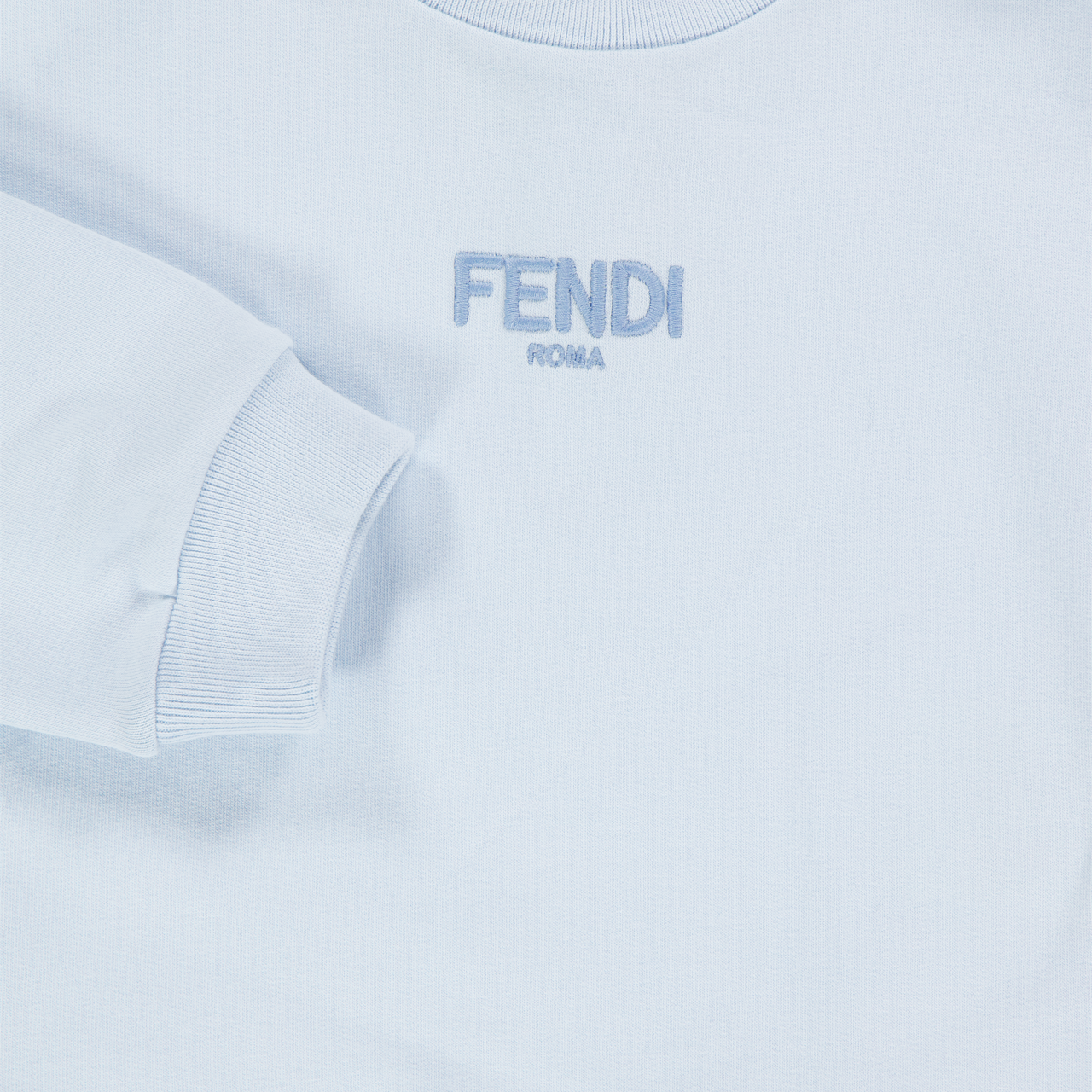 Fendi Baby Unisex Sweater In Light Blue