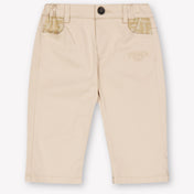 Fendi Baby Boys Pants In Beige