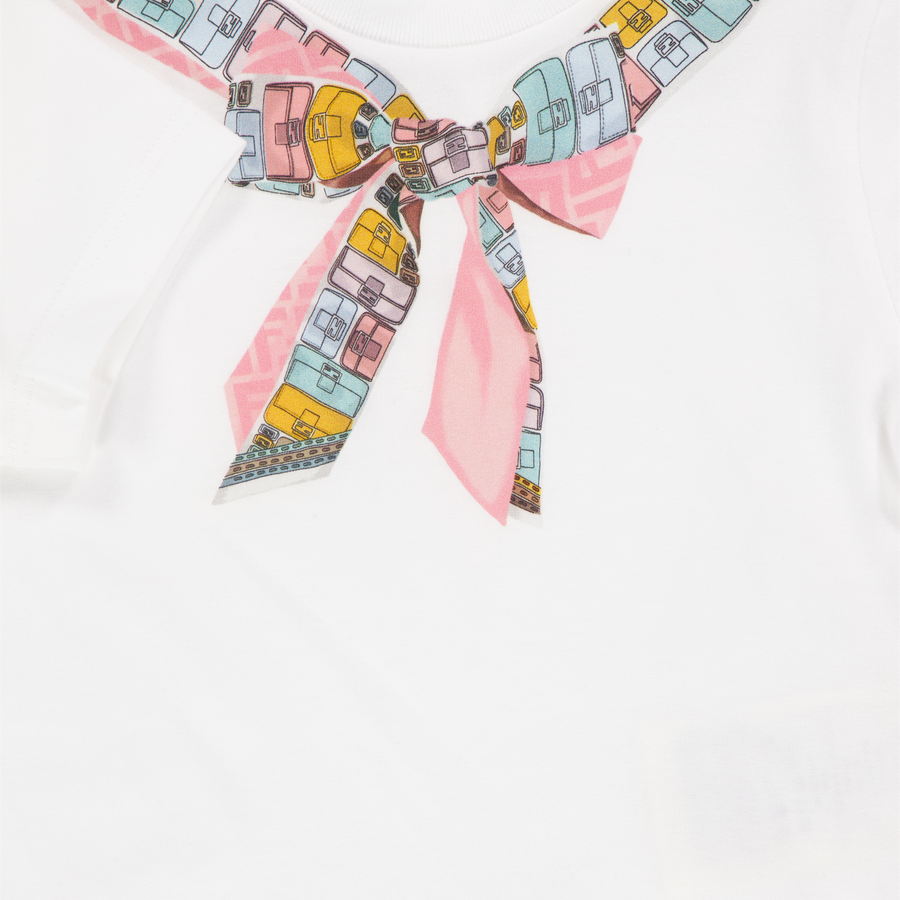Fendi Baby Girls T-Shirt In White