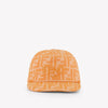 Fendi Kids Girls Cap In Salmon