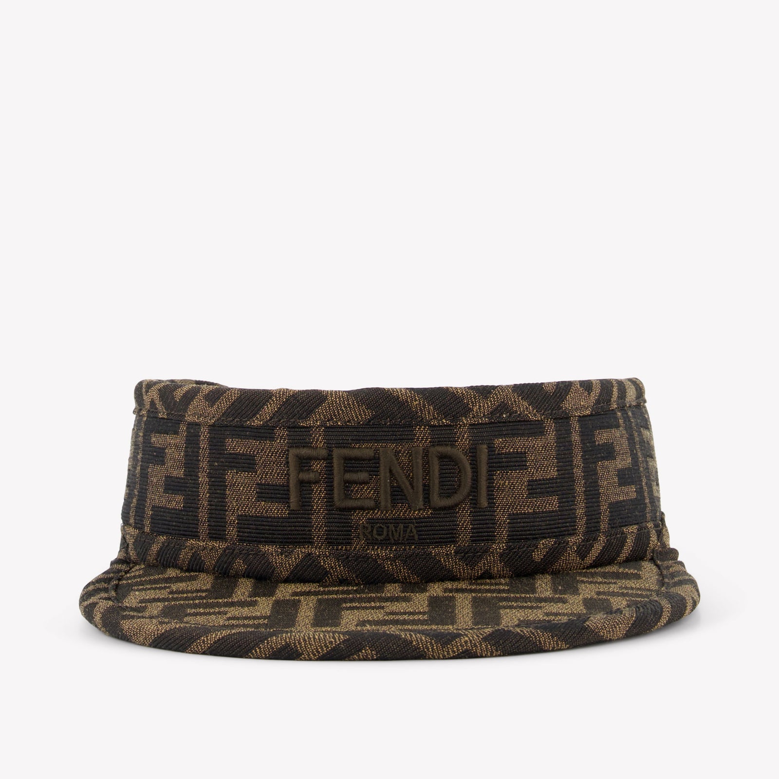 Fendi Kids Unisex Cap In Brown