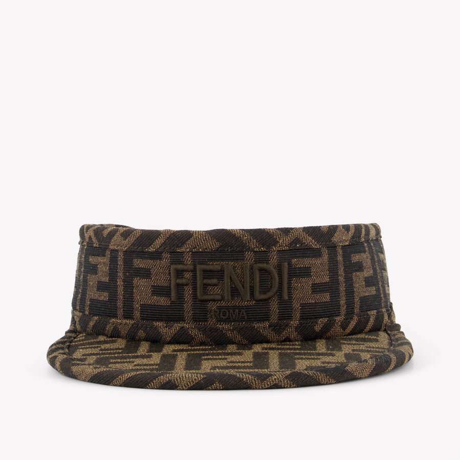 Fendi Unisex Kids Cap in Brown