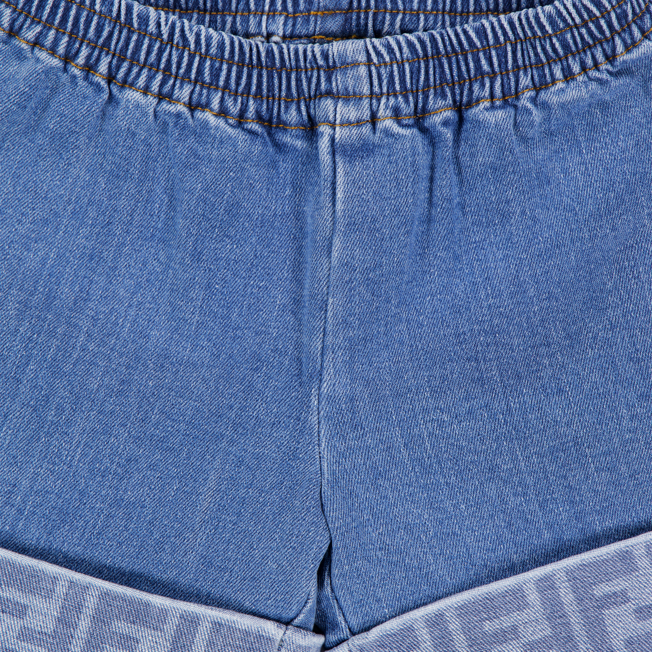 Fendi Baby Unisex Shorts In Jeans