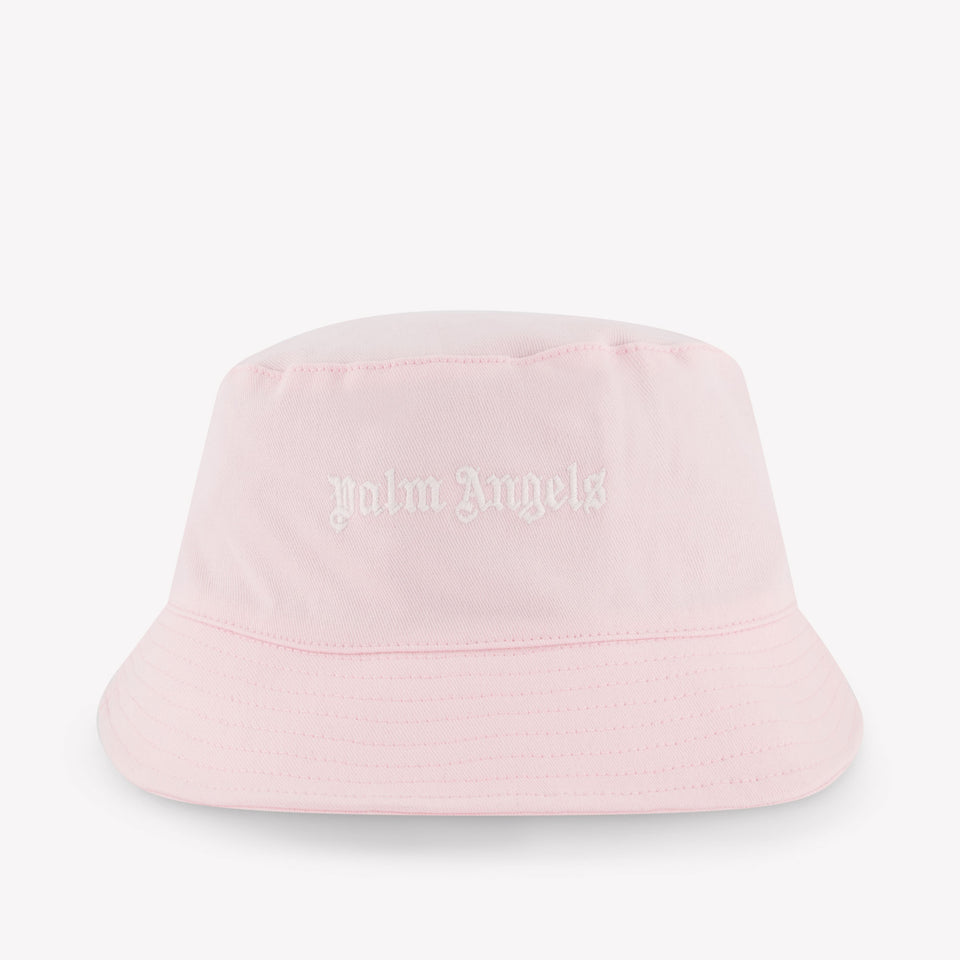 Palm Angels Kids Girls Hat In Pink