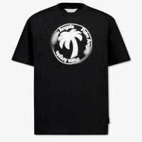 Palm Angels Kinder Jongens T-Shirt In Zwart