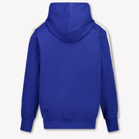 Palm Angels Kids Boys Cardigan In Blue