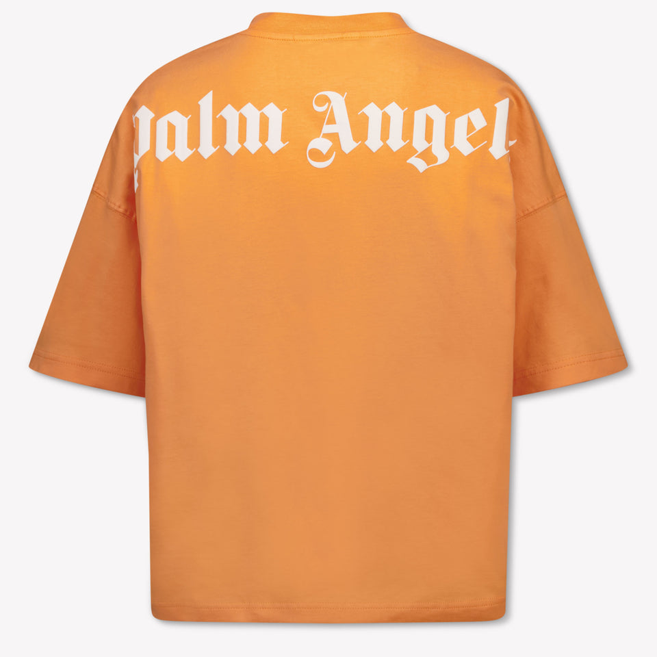 Palm Angels Kinder Jongens T-Shirt In Oranje