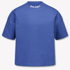 Palm Angels Kids Boys T-Shirt In Blue