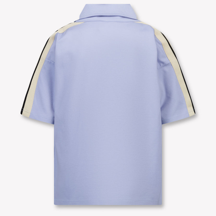 Palm Angels Kinder Jongens Polo In Licht Blauw