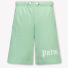 Palm Angels Kinder Jongens Shorts In Groen