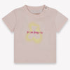 Palm Angels Baby Meisjes T-Shirt In Roze