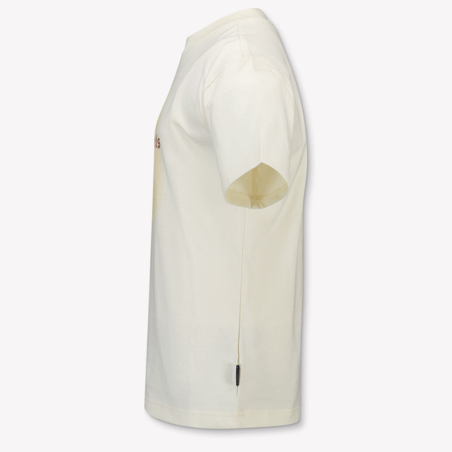 Palm Angels Kids Girls T-Shirt In OffWhite