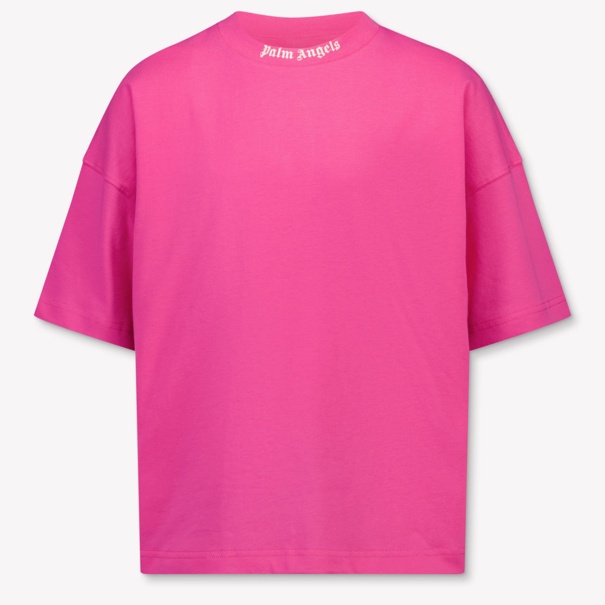 Palm Angels Kinder Meisjes T-Shirt In Fuchsia