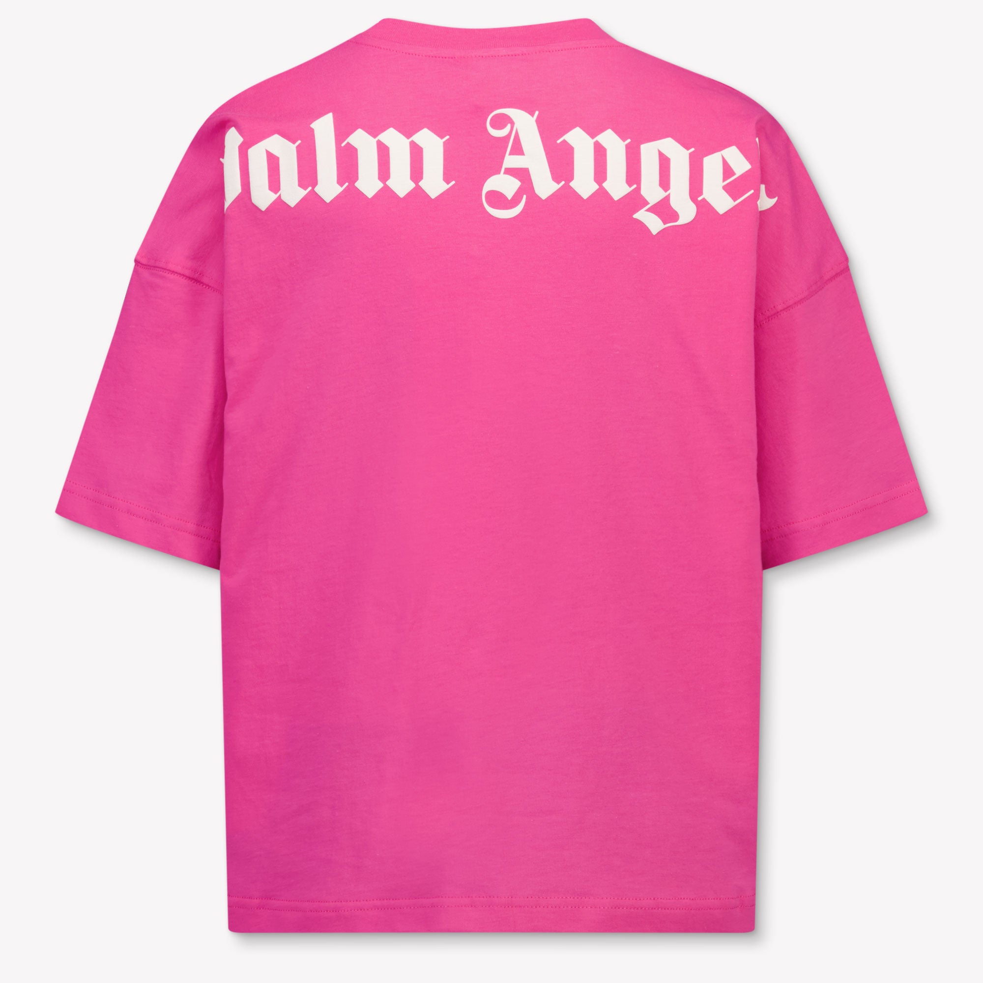 Palm Angels Kinder Meisjes T-Shirt In Fuchsia