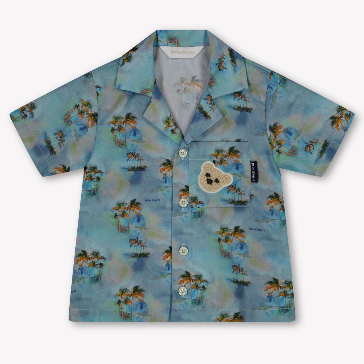 Palm Angels Baby Boys Blouse In Light Blue