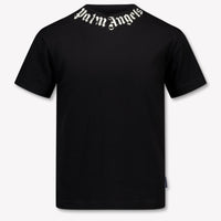 Palm Angels Kinder Jongens T-Shirt In Zwart