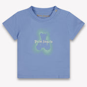 Palm Angels Baby Boys T-Shirt In Light Blue